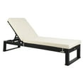 thumbnail image 3 of Safavieh Solano Outdoor Contemporary Patio Sunlounger with Cushion, 3 of 10