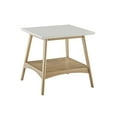 thumbnail image 3 of Madison Park Parker End Table with White and Natural Finish MP120-1064, 3 of 4