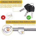 thumbnail image 4 of Steering Wheel Lock Anti Theft Car Device Universal Theft Prevention Car Lock, 4 of 5