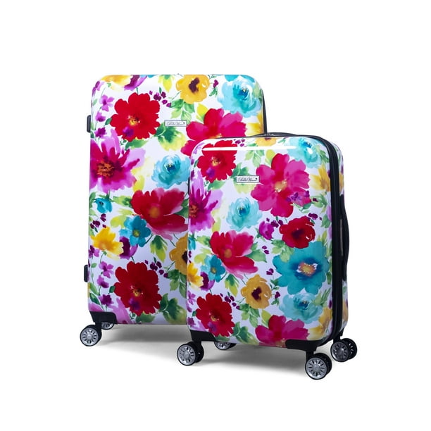 The Pioneer Woman Hardside Luggage 2 Piece Set, CarryOn and Checked