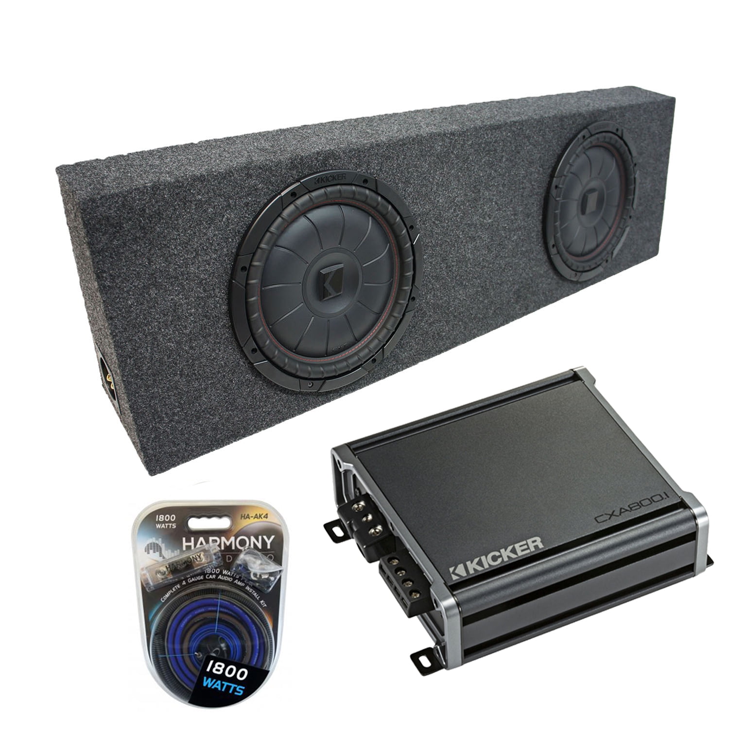 sub and amp combo walmart