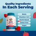thumbnail image 5 of (2 pack) MaryRuth's Hair, Skin and Nails Biotin Gummies, Adult Vegan, 60 Count, 5 of 13