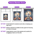 thumbnail image 5 of Happy Halloween Vampire Great Dane BOO with Pumpkins Fun and Spooky Cozy Fleece Blanket Danes Dog Lover Gifts Warm Soft Throw Blanket - 00018, 5 of 5