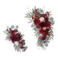 thumbnail image 4 of 2Pcs Wedding Arch Flowers Artificial Floral Swag Backdrop Decor Ornament Welcome, 4 of 8