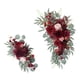 thumbnail image 4 of 2x arco de boda flores artificiales florales Swag hojas guirnalda de flores hecha a mano guirnaldas de flores de boda para pared de fiesta, 4 of 8