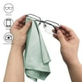 thumbnail image 4 of 6 Pack Microfiber Glass Cleaning Cloths Lint-Free and Streak Free Cleaning for Windows, Glasses, Windshields, Mirrors, and Stainless Steel Reusable and Washable Cloths for Clear Surfaces, 4 of 8