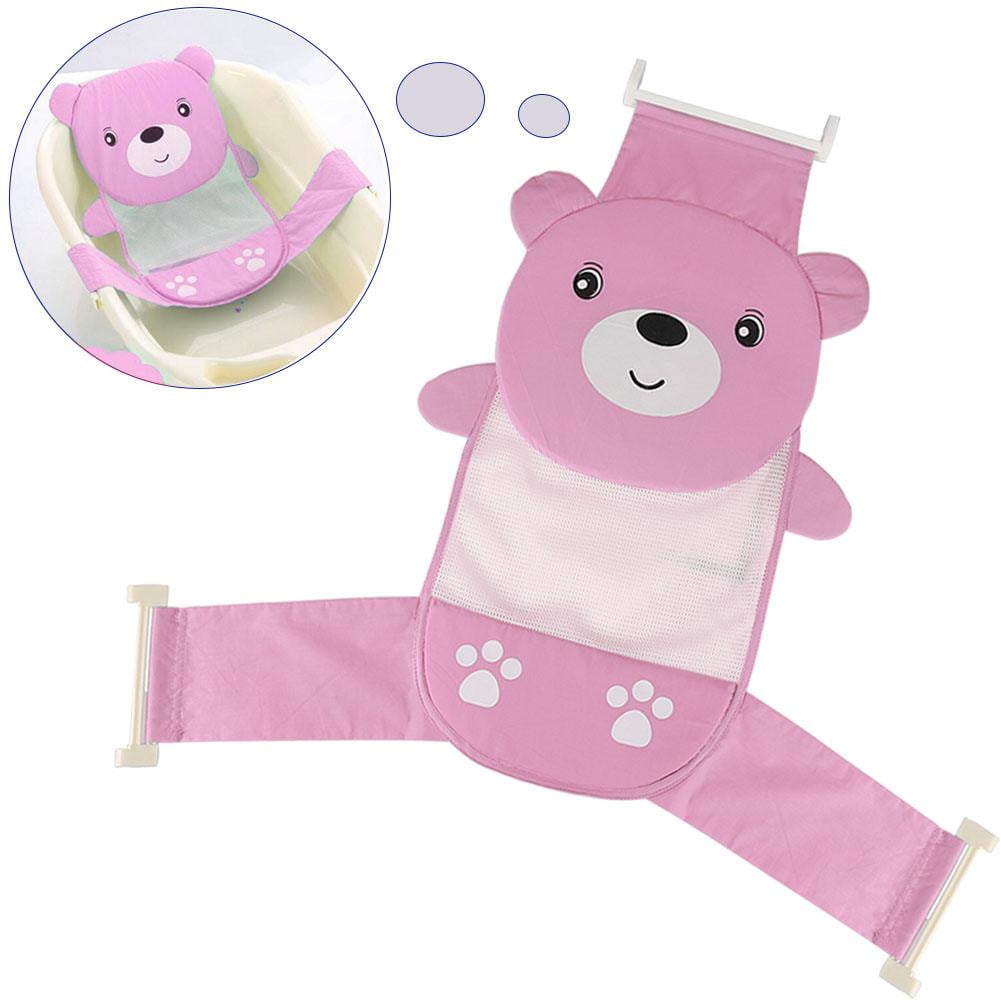 HERCHR Adjustable Thicken Newborn Baby Bath Seat, Support Net Bathtub