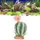 thumbnail image 4 of Plantas de cactus artificiales, resina alta simulacióna fina detallada de reptiles vívidos decoración de plantas para acuario, 4 of 7