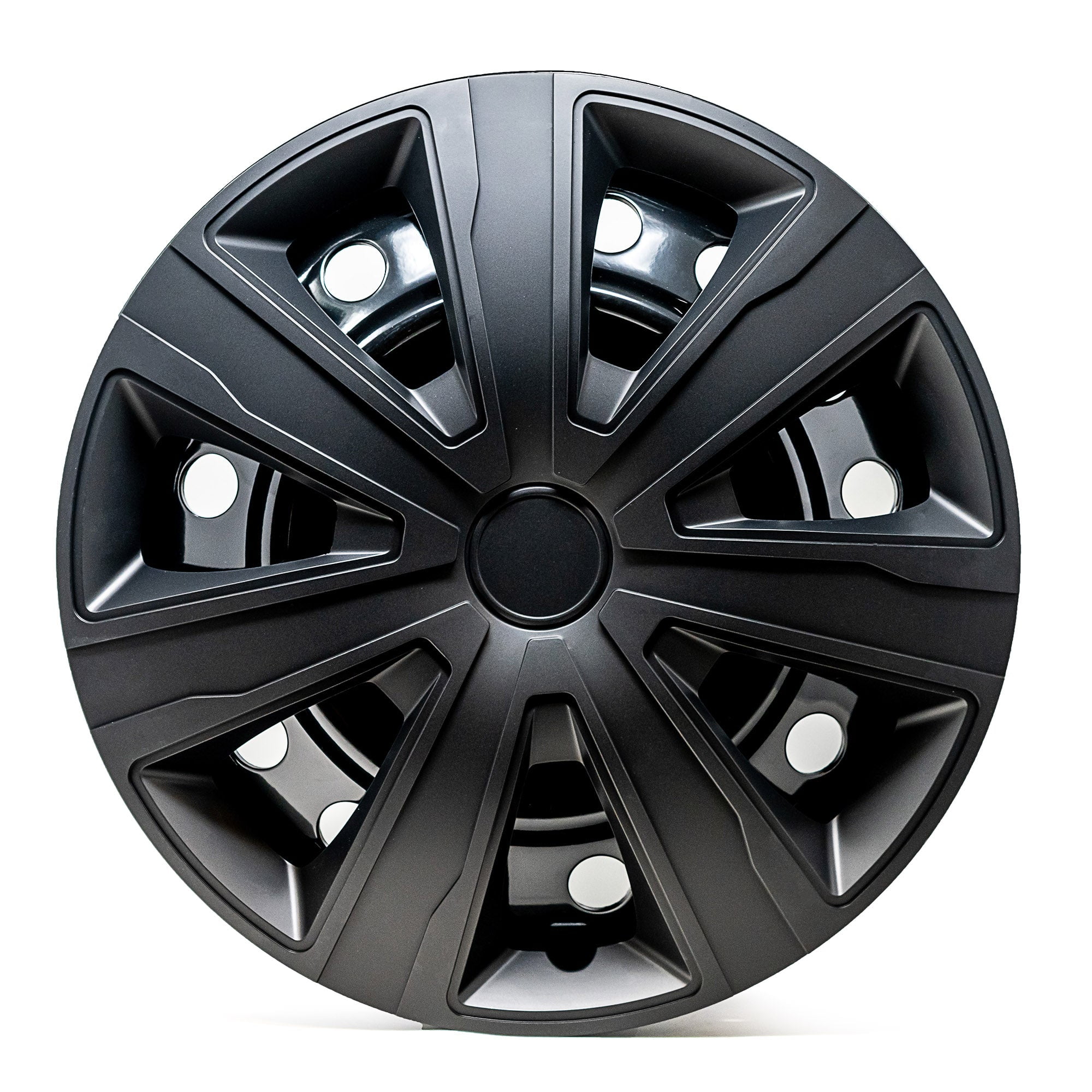 Alpena 15" Tenzo Wheel Covers, Black, set of 4