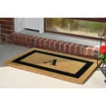 thumbnail image 3 of Heavy Duty Coir Door Mat Single Picture Frame, Monogram C - Black 24" x 57", 3 of 11