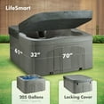 thumbnail image 5 of LifeSmart 4-Person 13-Jet Plug & Play Square Hot Tub with Thermal Cover and Steps, Taupe, 5 of 13