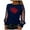 Navy, variant on Women's Trendy Sparkly Shirts Sheer Mesh Long Sleeve Valentines Day Tops Sequin Glitter Loose Tunic Y2k Blouses, M Black