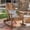 Natural#2, variant on Outdoor Sofa, NIKKI BEACH SLING CHAIR - GREY(set of 2), Grey Patio Furniture,Wood Outdoor Sectional, Garden & Outdoor & Patio Furniture Patio Seating