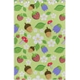 thumbnail image 5 of Coolnut Window Curtain Panels Forest Floral Pattern Grommet Top Room Darkening Thermal Insulated Blackout Window Treatment Drapes 2 Panels W55 x L84 In, 5 of 6