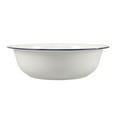 thumbnail image 1 of MOVTOTOP Vintage Enamel Basin For Foot Soaking And Laundry Portable Foot Bath Tubs For Relaxing White Enamelware Bowl For Washing, 1 of 8