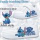 thumbnail image 2 of Zapatos a juego para la familia Stitch, zapatos para niños, zapatillas de deporte para madres y niños, zapatos informales para estudiantes, hombres y mujeres, 2 of 5