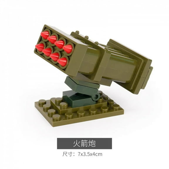 WW2 Military Army Soldiers World War 2 SWAT Weapon Cannon Gun Rocket Launcher MOC DIY ​ Building Blocks Bricks Toys For Children