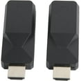 thumbnail image 1 of HUGFEGWE HDMI Transmitter and Receiver, 165ft Cat5 Cat6 Ethernet RJ45 to HDMI Extender Full HD 1080P Wireless HDMI Extender Kit for Laptop, PC CJB91-17898, 1 of 9