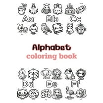 Alphabet coloring book: Children's coloring pages   word search puzzles, (Paperback)