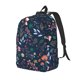 thumbnail image 1 of Disketp Colorful Flowers Mochila de Lona Estampada, Mochila Escolar de Viaje Ligera para Estudiantes y Portátil-Medium, 1 of 5