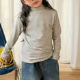 thumbnail image 5 of Mceream Boys Grils Striped Long Sleeve Tshirts Mock Neck Undershirts Tops Basic Casual Shirt Warm Comfy Clothes Tees Back to School Uniform Clothes 2-16 Years, 5 of 6