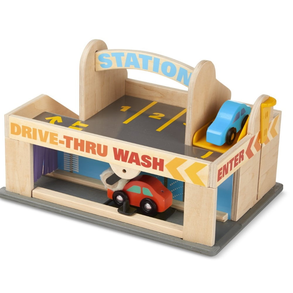 wooden car wash