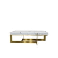 thumbnail image 5 of Nesting Coffee Table with Black Marble Top with Black Base and Black Glass, 5 of 6