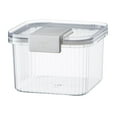 thumbnail image 1 of Contenedor de almacenamiento de arroz, contenedor de alimentos, dispensador de alimentos secos, almacenamiento de alimentos a granel, grande blanco, 1 of 6