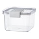 thumbnail image 1 of Contenedor para almacenar arroz, contenedor para alimentos, dispensador de alimentos secos, almacenamiento de alimentos a granel blanco, 1 of 6