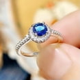 thumbnail image 2 of Pretty Women Anniversary 925 Silver Ring Cubic Zircon Wedding Jewelry Sz 6-10, 2 of 7