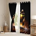 thumbnail image 3 of jejeloiu Motocross Truck Black Out Curtains,Extreme Game Curtains Pack of 2 (42x63 Each) For Boys Men, 3 of 6