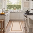 thumbnail image 5 of KUETH 2x3 Minimal Style Entryway Rug, Machine Washable Soft Low Pile Non Slip Backing Rug, AMBERLINEN Accent Rug, 5 of 5