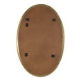thumbnail image 4 of Kate and Laurel Rollo Oval Framed Wall Mirror, Gold 20x30, 4 of 8