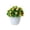 Yellow, variant on COM1950s Artificial Flowers Centerpiece,10 Inch Lifelike Faux Plants Arrangement for Wedding Home Decor,No Maintenance Fake Bouquet