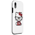 thumbnail image 3 of Funda para iPhone XR Hello Kitty con diseño de lentes de nerd, 3 of 3