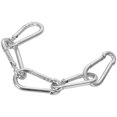 thumbnail image 4 of AKOLAFE 60 Pack Spring Snap Hook, 2 Inch Zinc-Galvanized Steel Spring Clips, M5 Keychain Quick Links, 220lbs Load Capacity Heavy Duty Carabiner Clips, 4 of 7