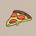thumbnail image 2 of Dalix Pizza Embroidered Fleece Cropped Hoodie Cold Fall Winter Women in Heather Dust M Medium, 2 of 5