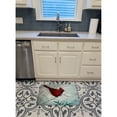 thumbnail image 3 of Carolines Treasures Cardinal Winter Red Bird Floor Mat, 19" x 27", Multicolor, 3 of 4