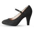 thumbnail image 2 of J. Adams Honey Jane Heels for Women – Round Toe indented Pumps Heels Shoes Stylish and Comfortable with Gentle Ankle Strap, 2 of 7