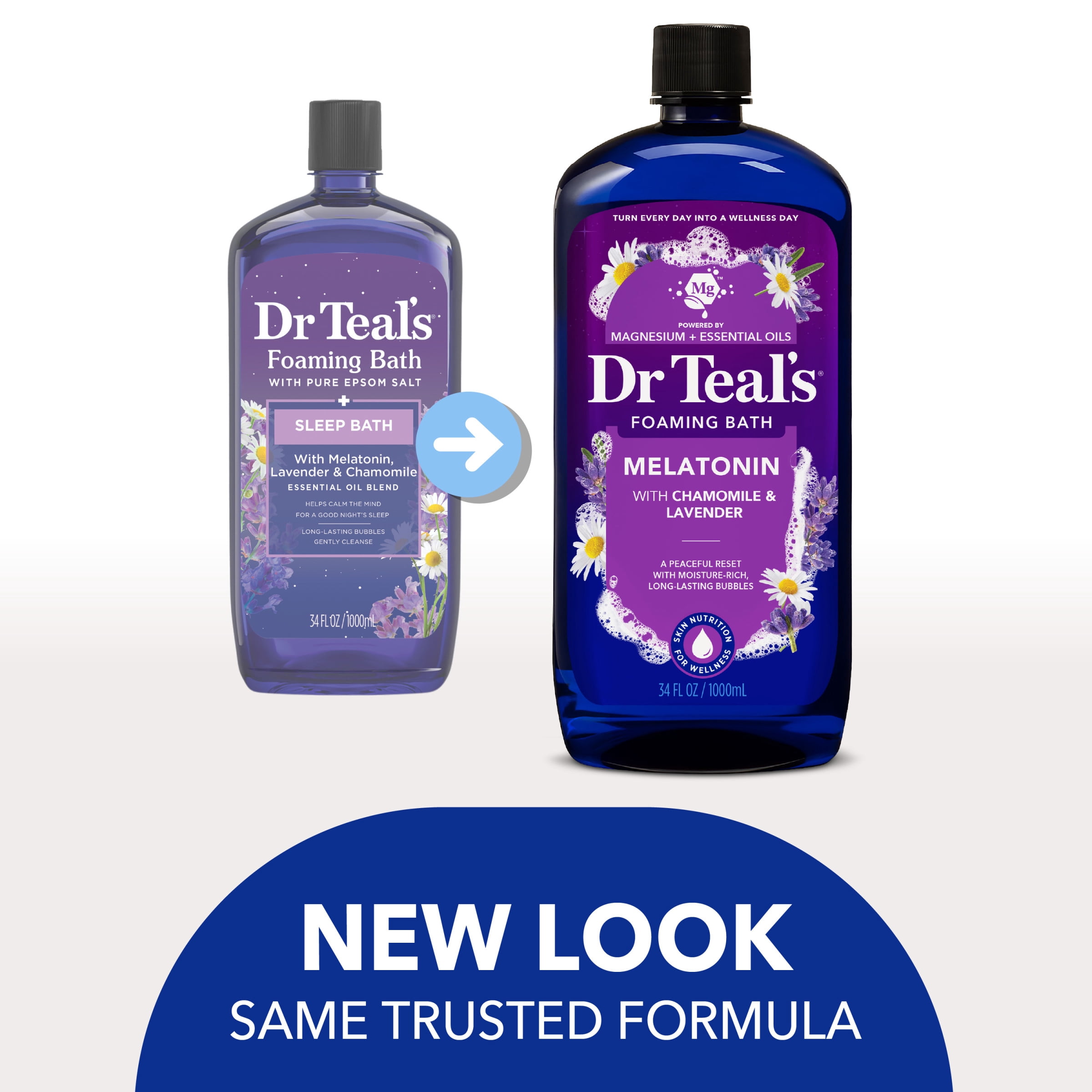 ( & Dr Teal's Foaming Bath, Sleep Bath with Melatonin, Lavender & Chamomile Essential Oils Bundle