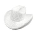 thumbnail image 2 of OJSFQUFP Western Hat Glitter Cowboy Hat for Women Men Party Hat Carnival Fancy Dress Retro Glitter Hat Soft Fabric Lightweight Foldable Elegant Cowboy Hat Costume Accessory, 2 of 4