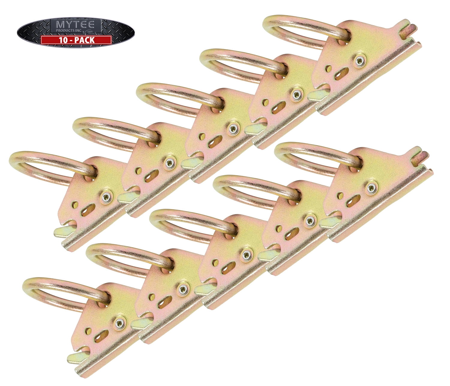 Mytee Products 10 Pcs Steel ETrack O Ring TieDown Anchors for ETrack