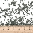 thumbnail image 3 of TOHO Round Seed Beads Japanese Seed Beads (53DF) Opaque Frost Dark Gray 11/0 2.2mm Hole: 0.8mm about 1103pcs/10g, 3 of 5