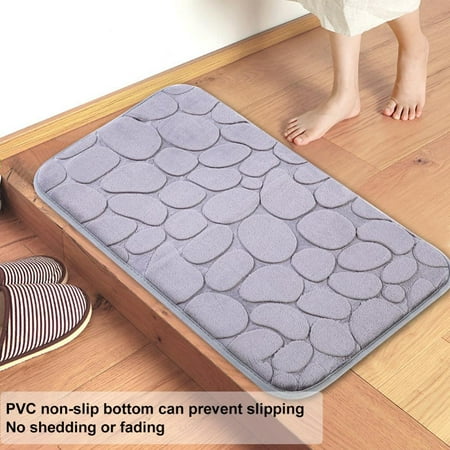 Sonew Simple Style Kitchen Rug Bathroom Pad Water Absorbent