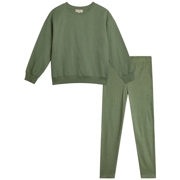 Jessica Simpson Girls' Sweatshirt and Leggings Set, 2-Piece, Sizes 4-12