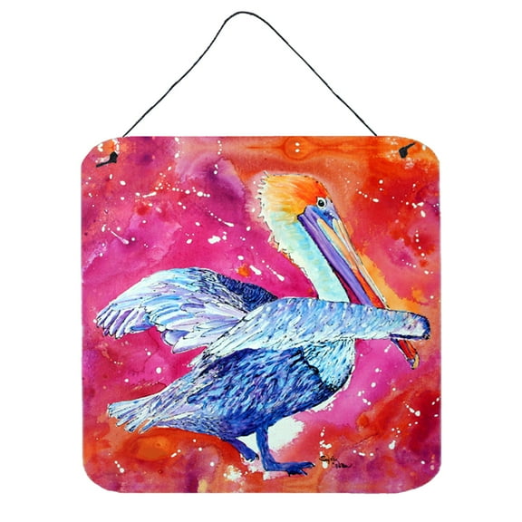 Carolines Treasures 8360DS66 Pelican Wall or Door Hanging Prints 6HX6W multicolor