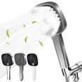 thumbnail image 1 of Feltree High Pressure Handheld Showerhead with 4-Spray Modes, Self-Cleaning Nozzles, Leak-Proof Design, Oversized Panel for Full Coverage, Universal Fit for Bathroom, 1 of 8