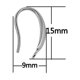 thumbnail image 3 of Pendientes de gancho para la oreja de plata esterlina S925 brillante, accesorios de perlas, pendientes de moda a juego, 3 of 6