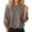 Coffee, variant on Fiaer Women's Sweater Oversized Crew Neck Knitted Pullover Long Sleeve Trendy Casual Comfort Warm Tops for Winter Yellow XL