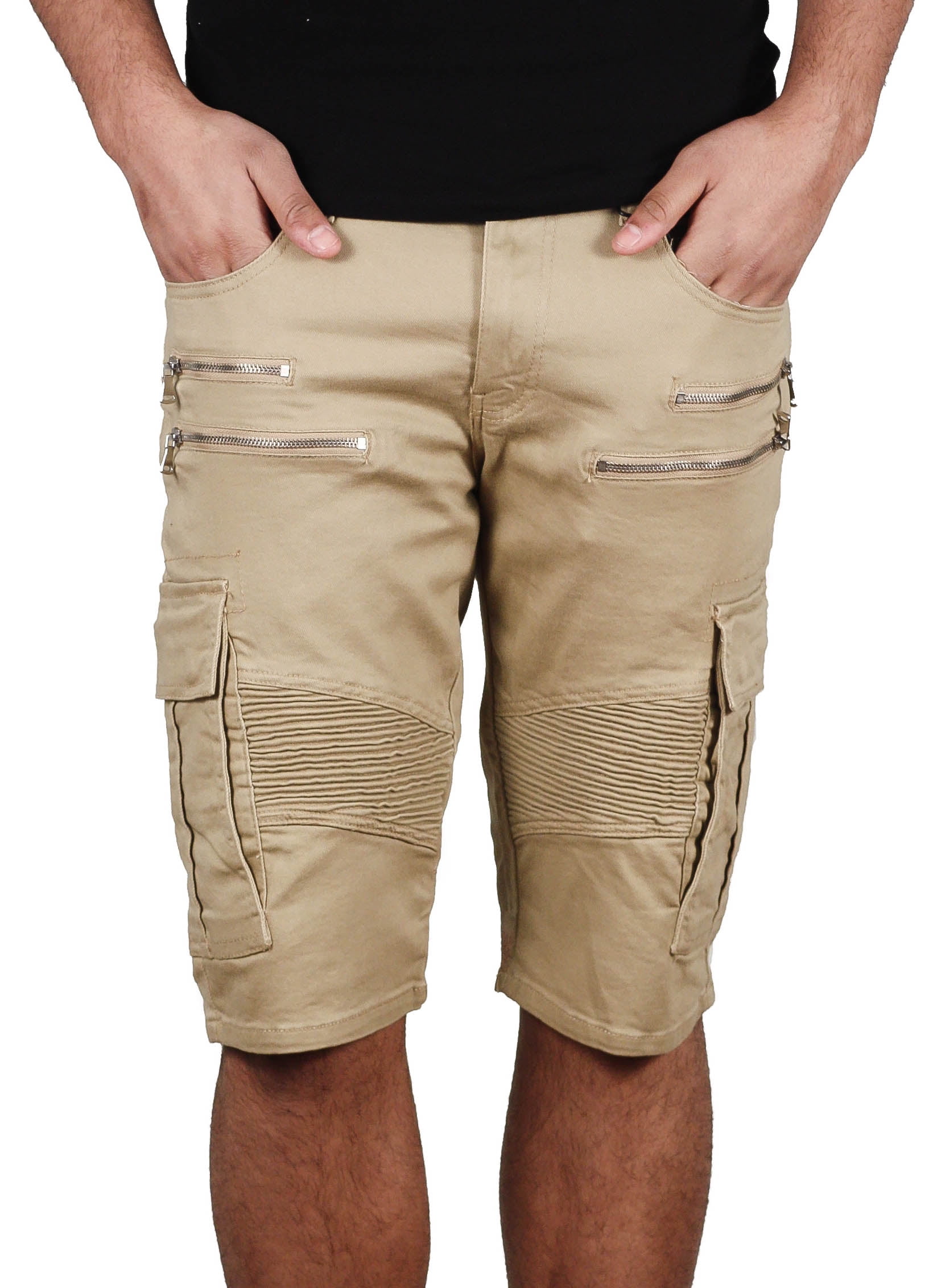 skinny cargo shorts